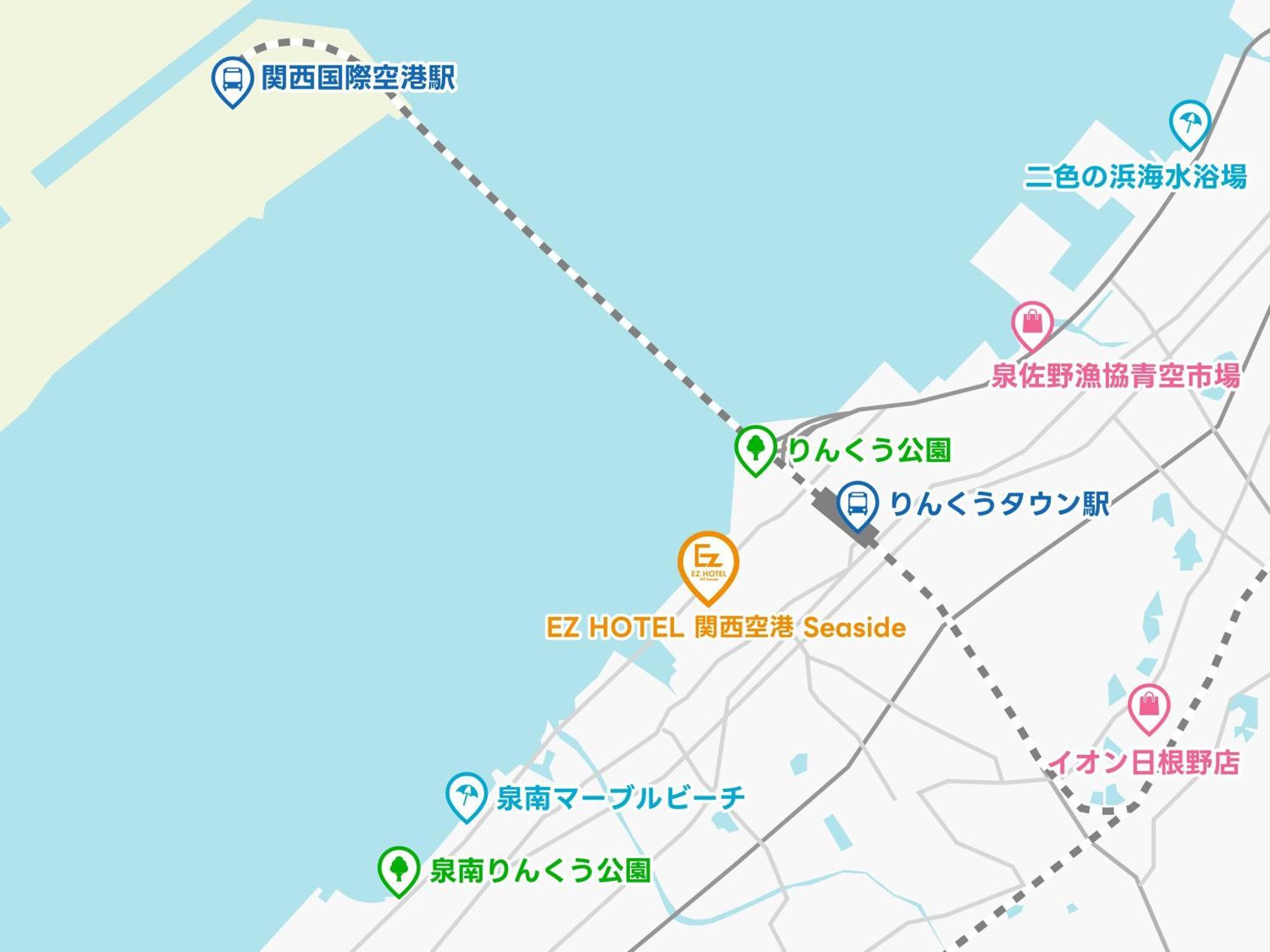 Ez Hotel Kansai Airport Seaside Ідзумі-Сано Екстер'єр фото